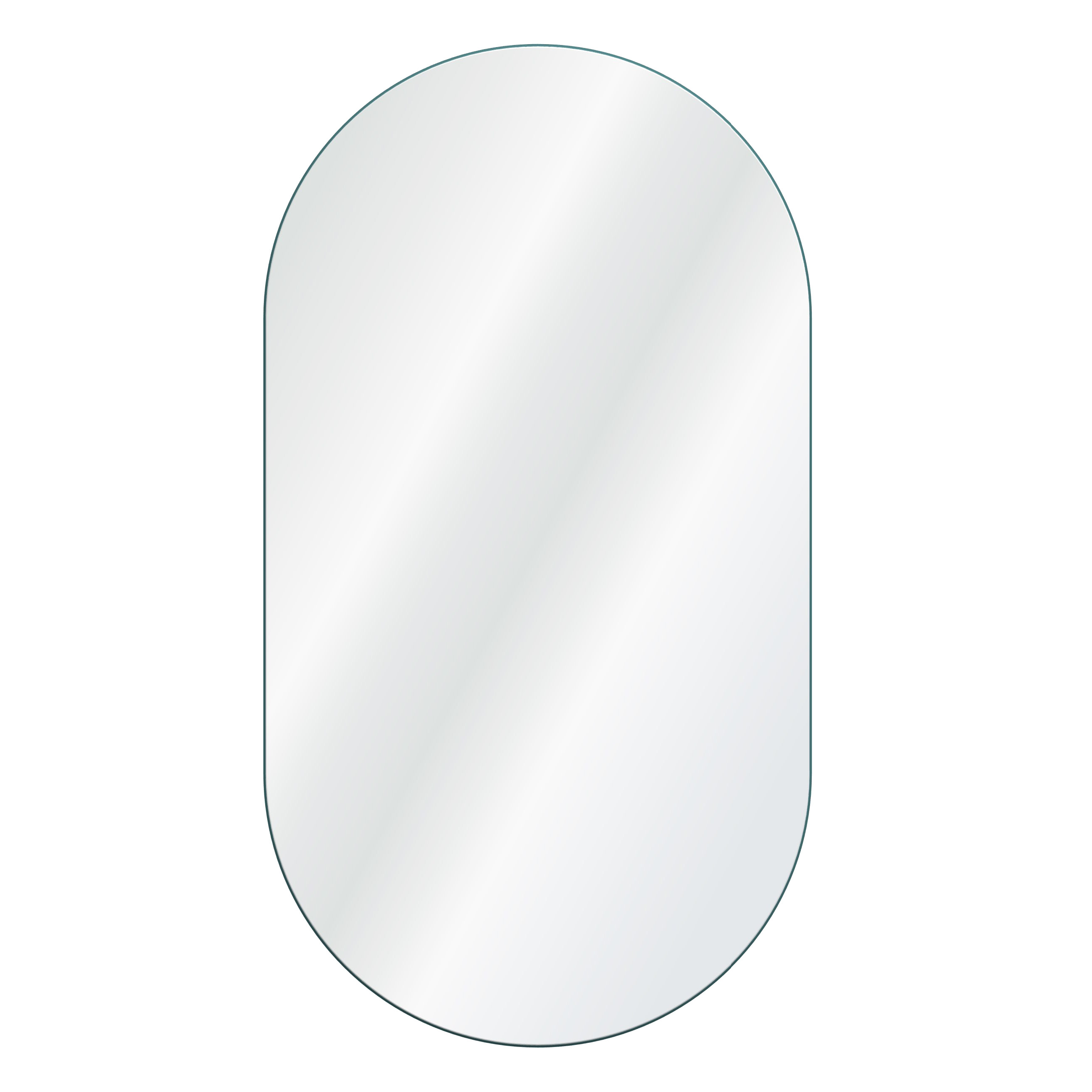 Oval bevelled mirror 1