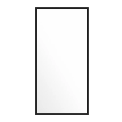 Rectangular mirror in a black frame 120x60cm