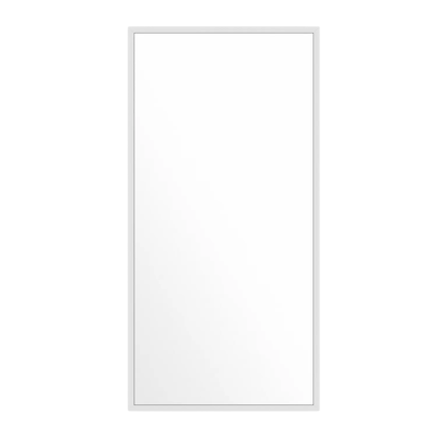 Rectangular mirror in a white frame 120x60cm (choose white or black frame)