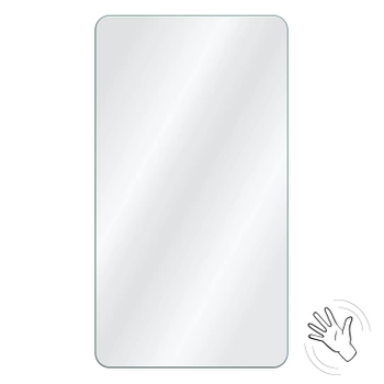 Illuminated rectangular LED mirror 150x75cm, three colors with a motion sensor