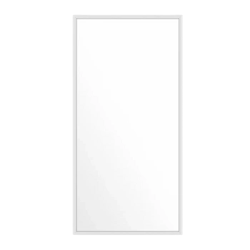 Rectangular mirror in a white frame 120x60cm (choose white or black frame)